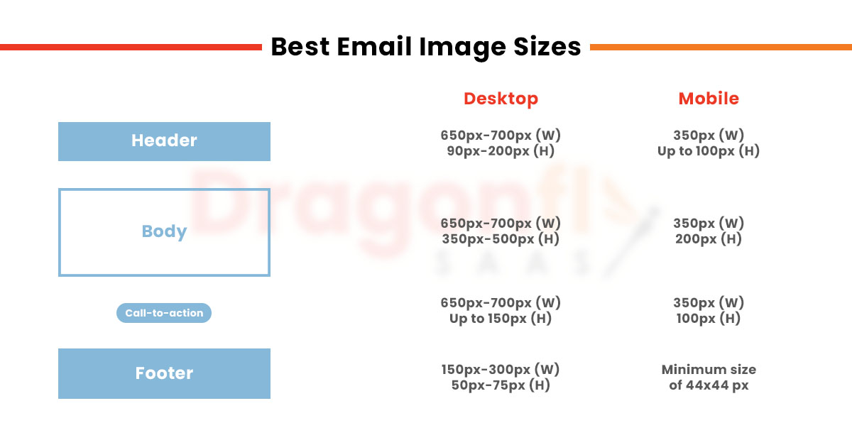 Dragonfly - The Best Email Image Sizes For Your Email Campaign